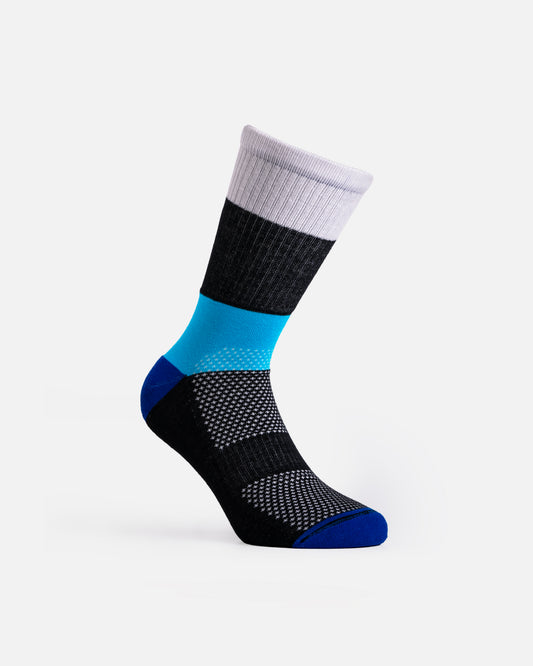 Black Turquoise Socks