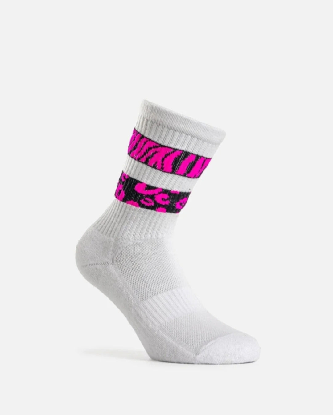 Fuchsia Animal Print Socks
