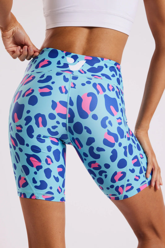 RUMPLE IN THE JUNGLE BIKER SHORTS 8"