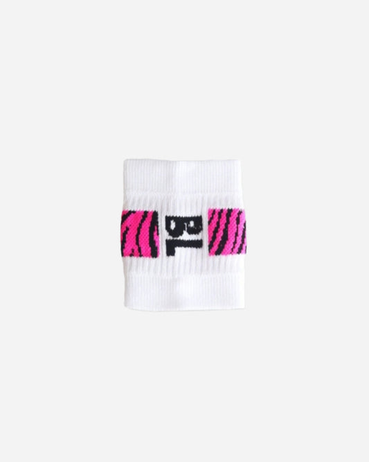 Fuchsia Zebra Wristband x 2