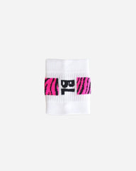 Fuchsia Zebra Wristband x 2