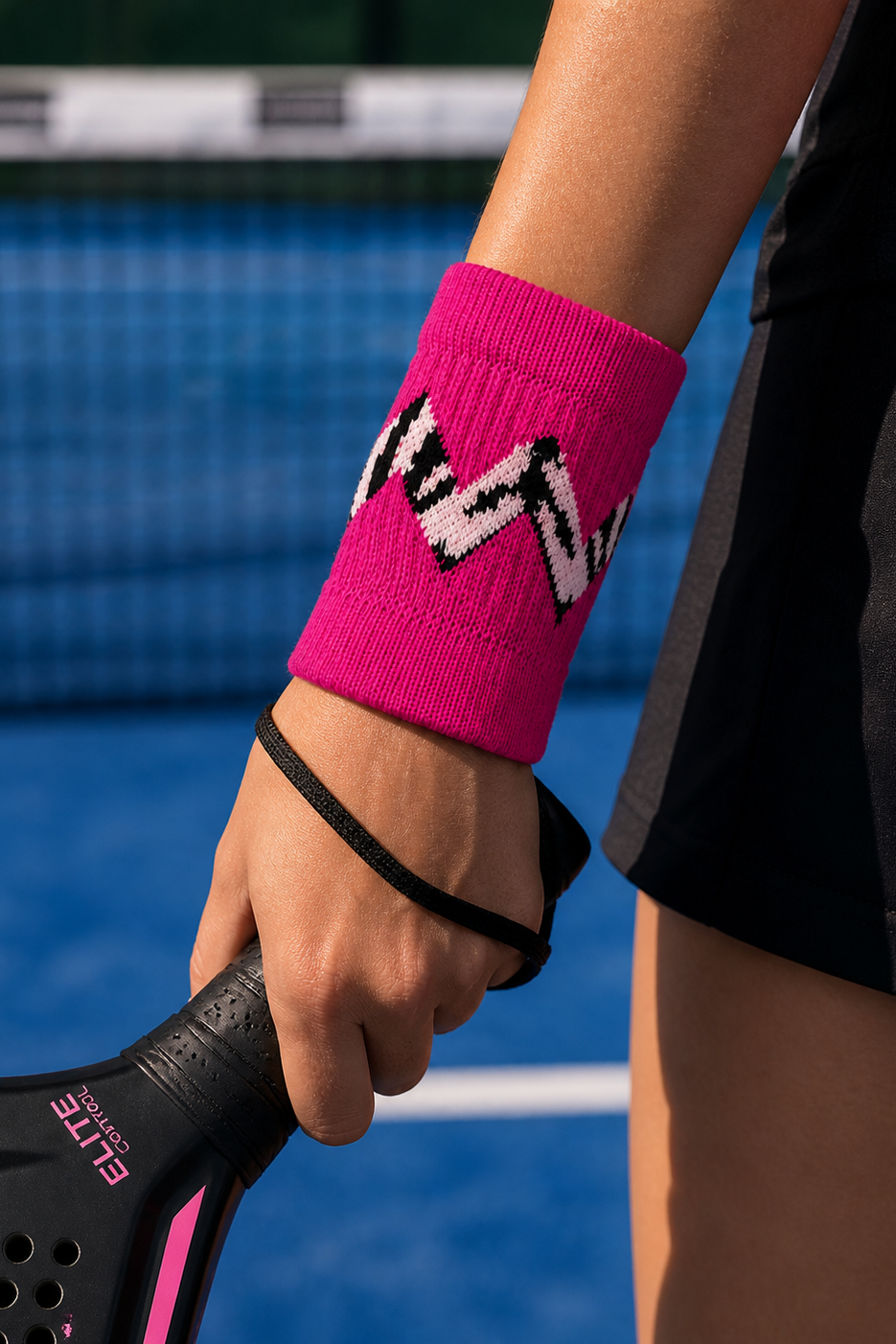 Zebra Print Wristband x 2