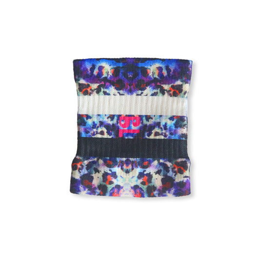 Purple Leopard Wristband