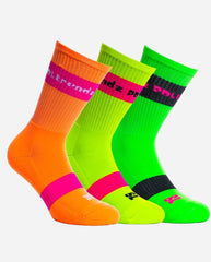 Neon 3 Pack Socks