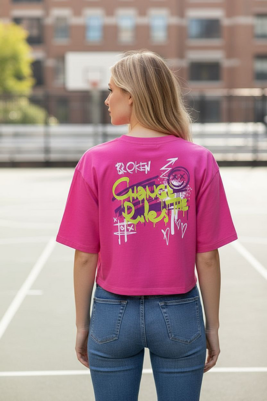 Graffiti Crop Top