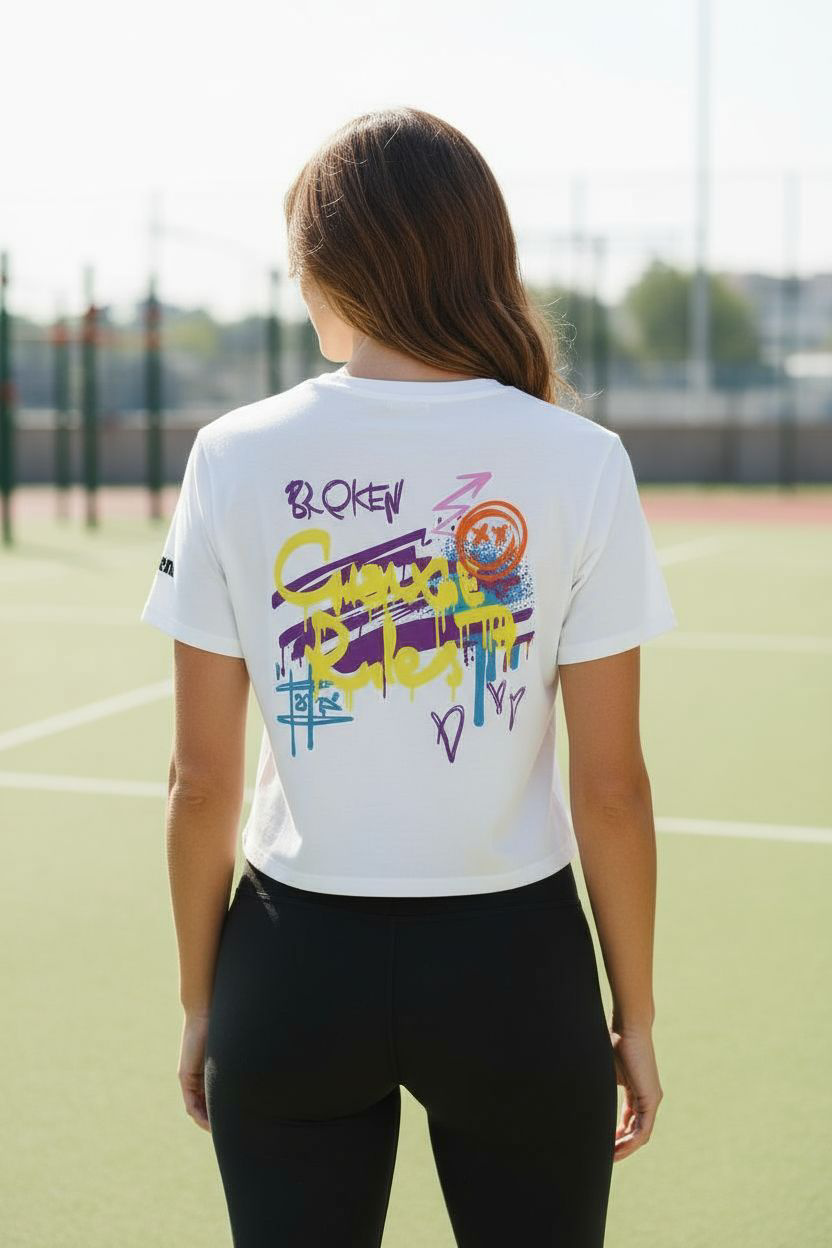 Graffiti Crop Top