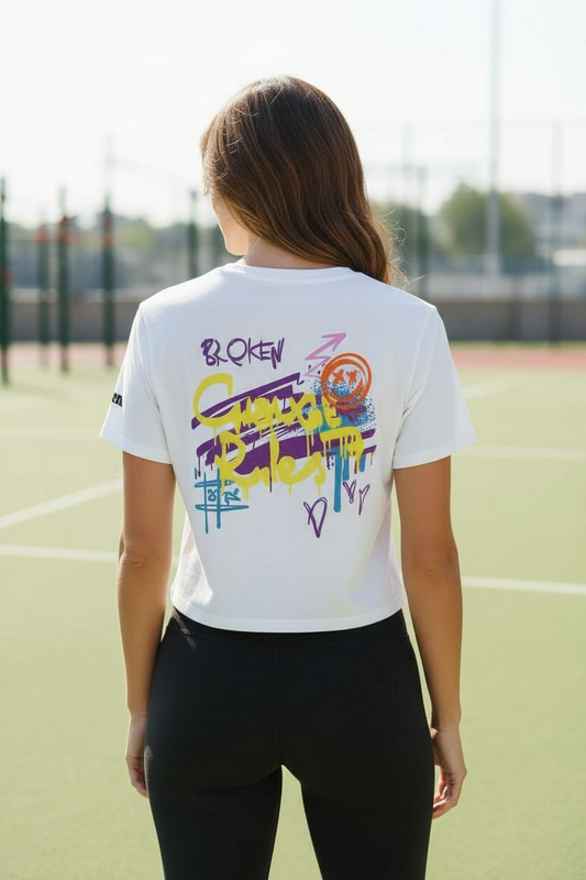 Graffiti Crop Top