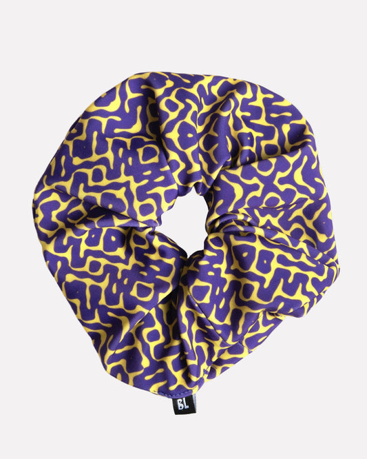Electric Leopard Scrunchie
